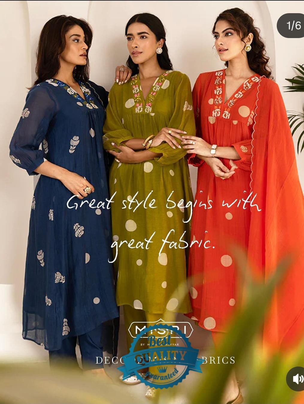 Label Tanuja-Festival special 3-piece set