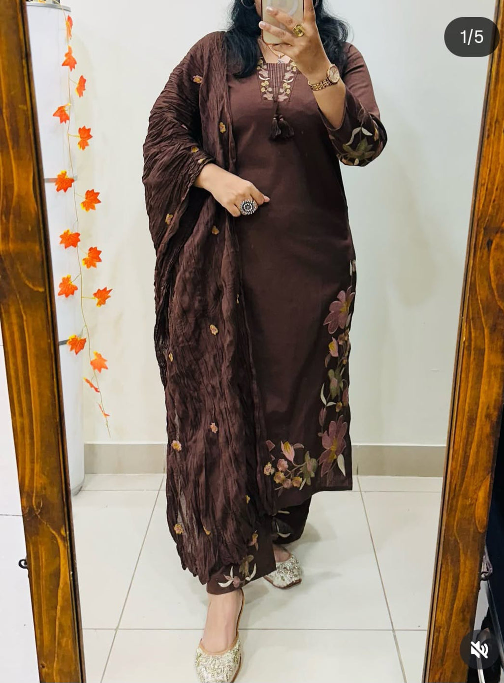 Label Tanuja-cotton fabric kurti pant dupatta sets