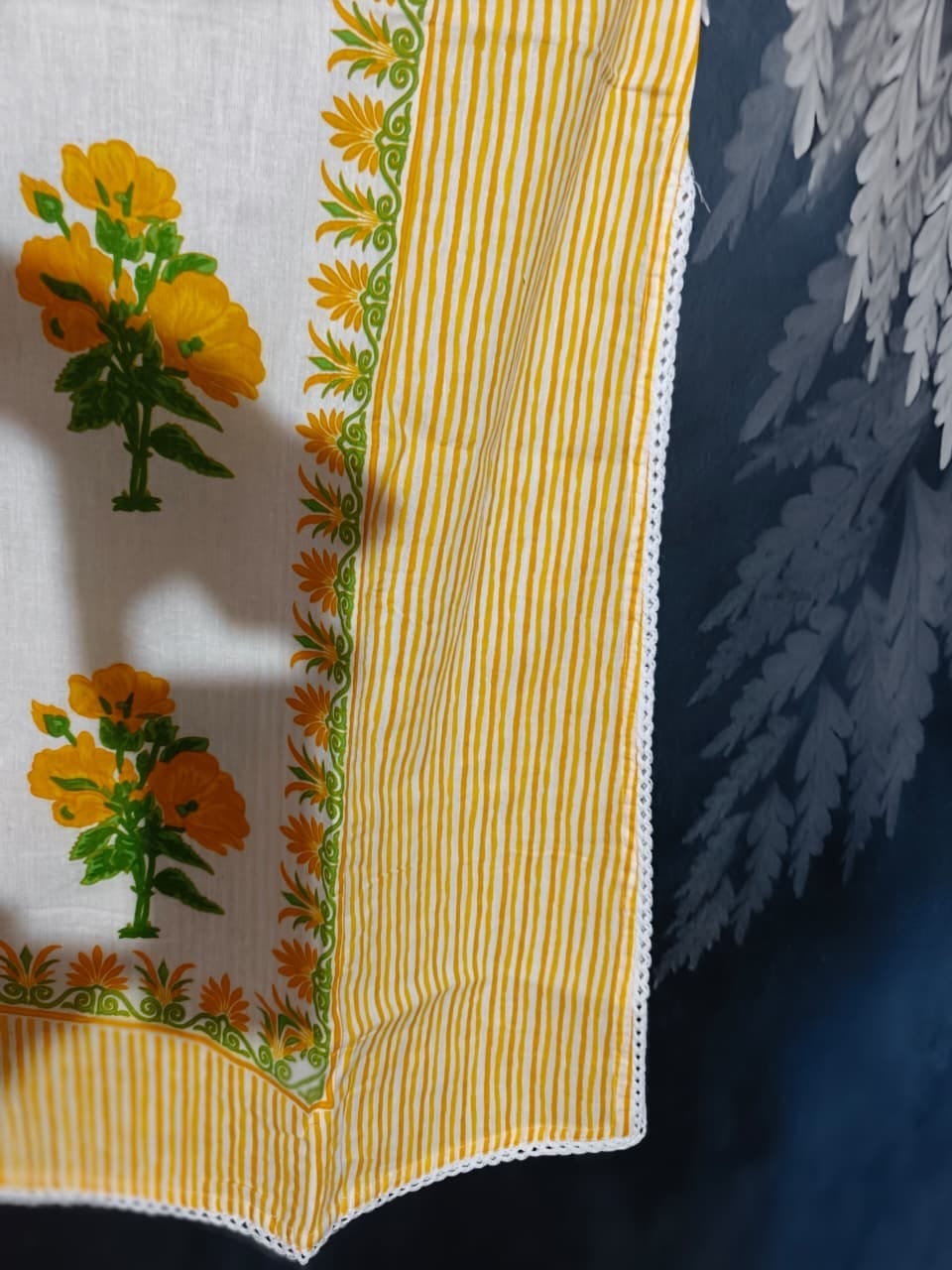 label Tanuja-Sleeveless Printed Cotton Full Suit Set With Dupatta-set