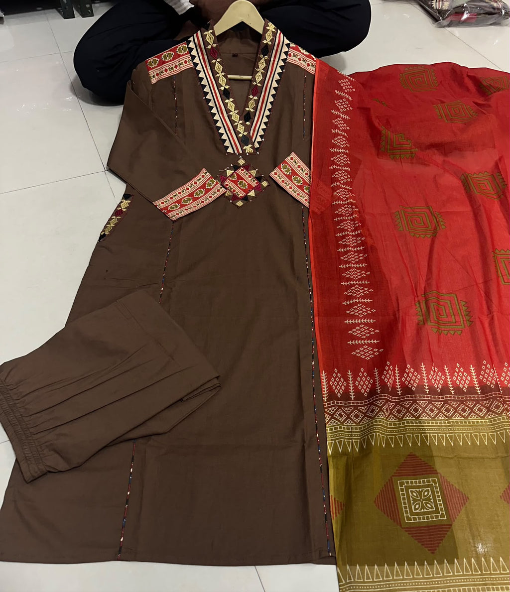 Label Tanuja-NEW ARRIVAL - PREMIUM 3-PIECE SUIT SET
