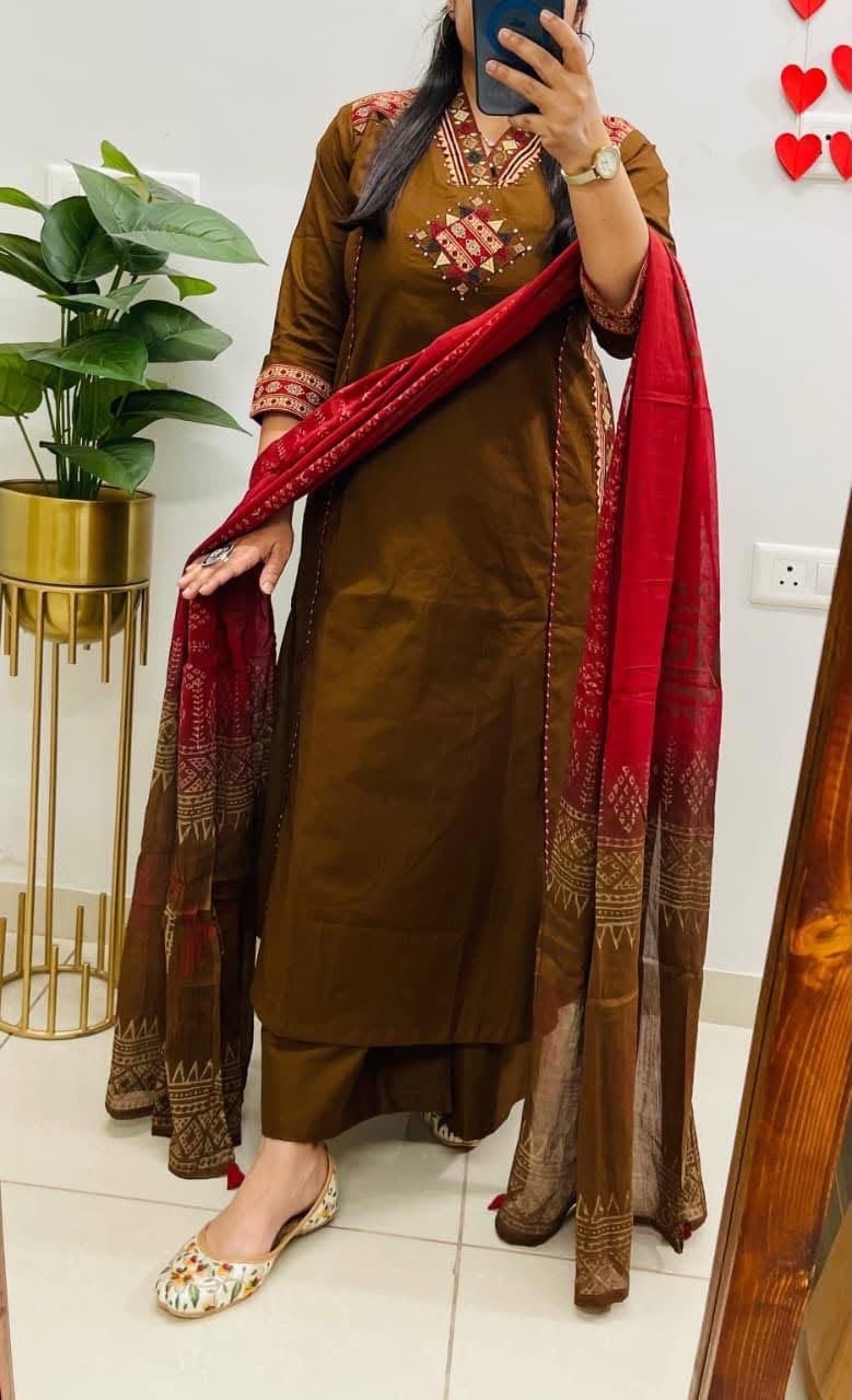 Label Tanuja-NEW ARRIVAL - PREMIUM 3-PIECE SUIT SET