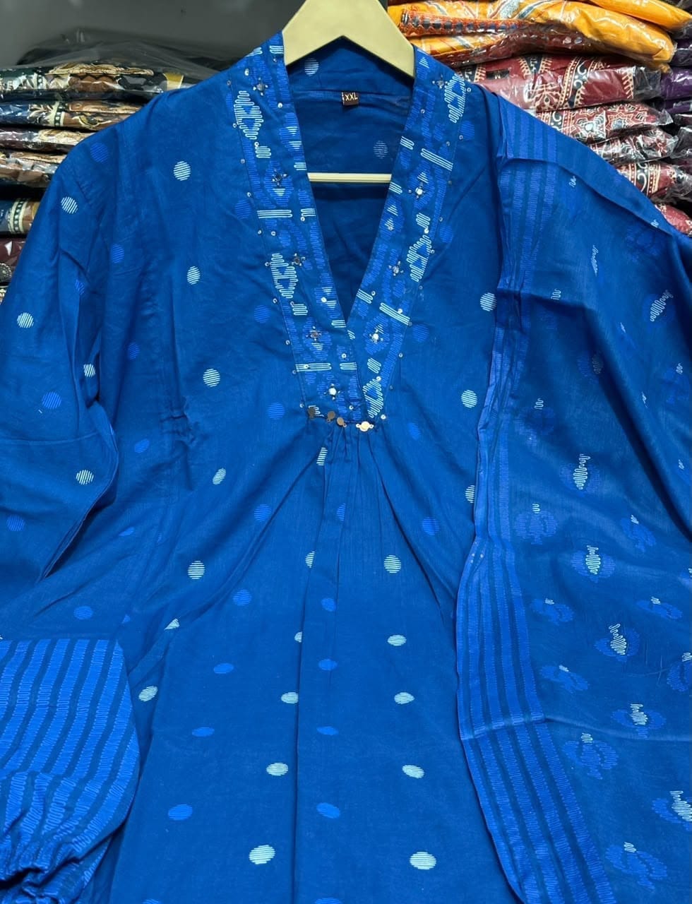 Label Tanuja-3pcs Kurti Set
