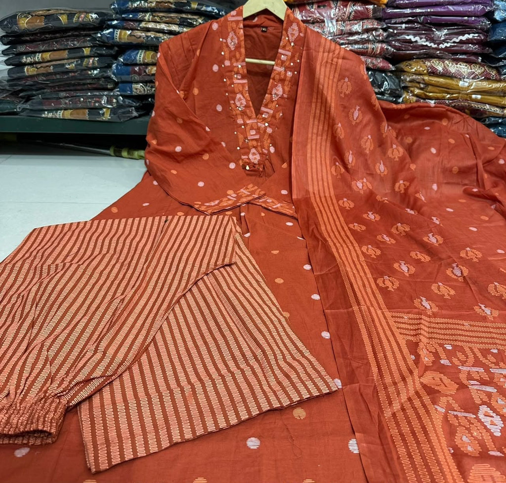 Label Tanuja-3pcs Kurti Set