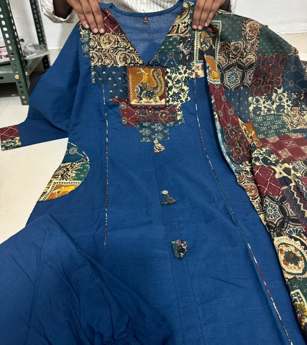 Label Tanuja-Premium cotton fabric suit set