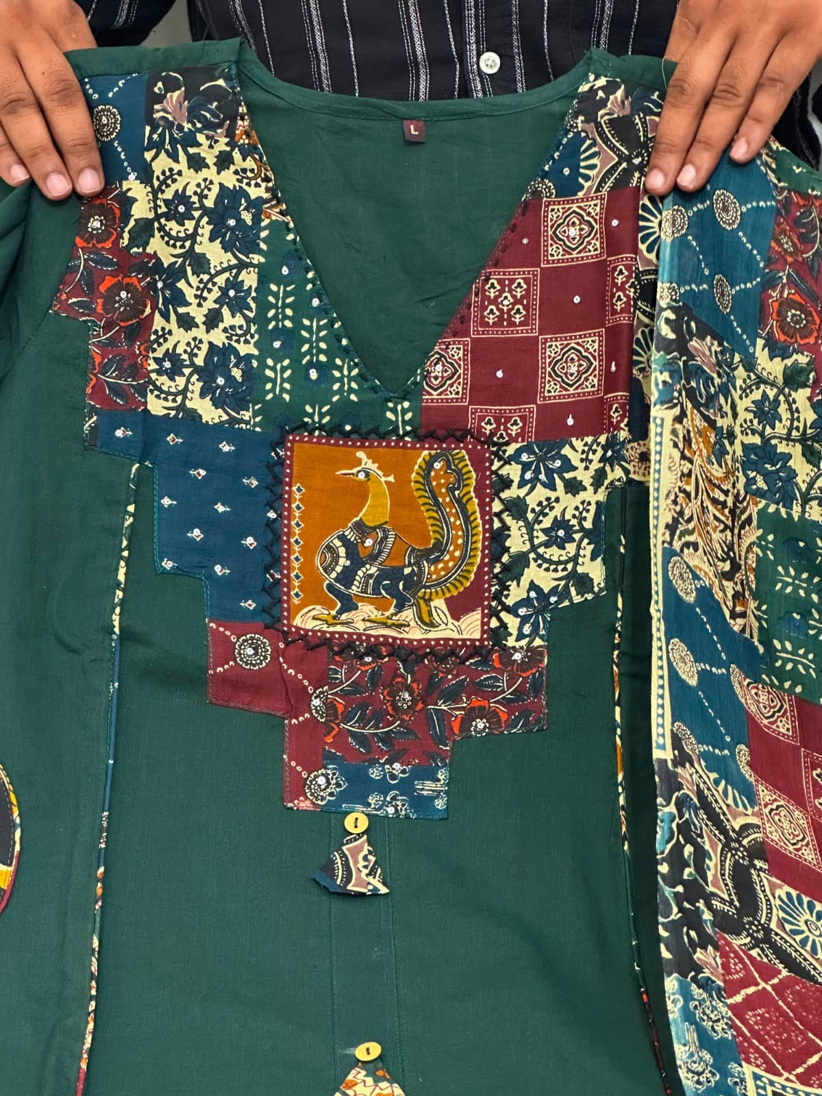 Label Tanuja-Premium cotton fabric suit set